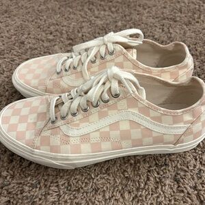 Vans Old Skool Checkerboard Lace Up Sneaker Women’s Size 9.5 women